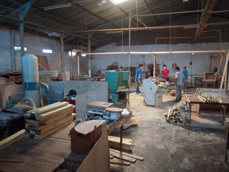 第一工場(木材加工)