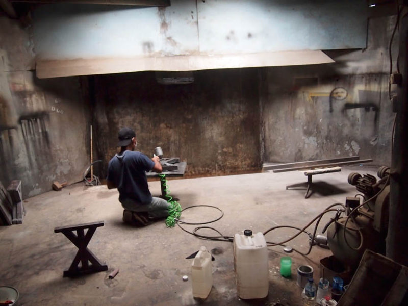 第一工場(塗装作業)